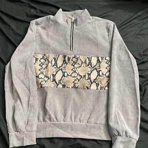 SHEIN Quarter-zip Jacket